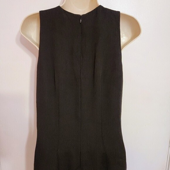 H&M Black Fringe Sleeveless Bodycon Dress Size 4 - Picture 8 of 13
